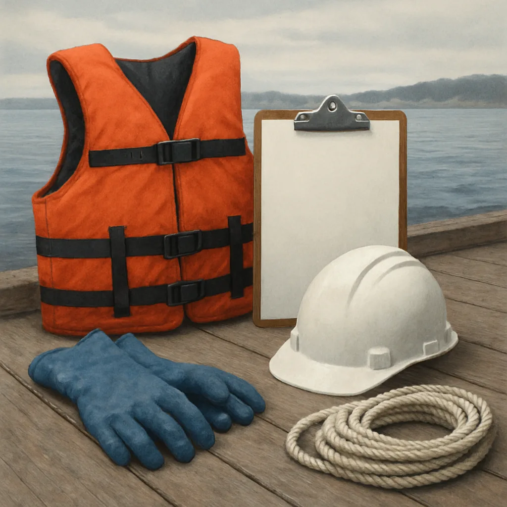 Maritime work equipment relevant to a commercial fishing boat accident claim